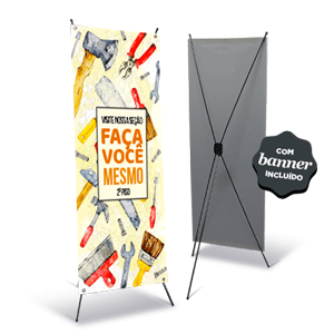 GM Print porta-banner x-banner
