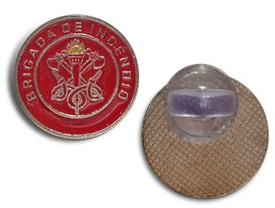 Pin Brigada de Incêndio em metal esmaltado GM Print
