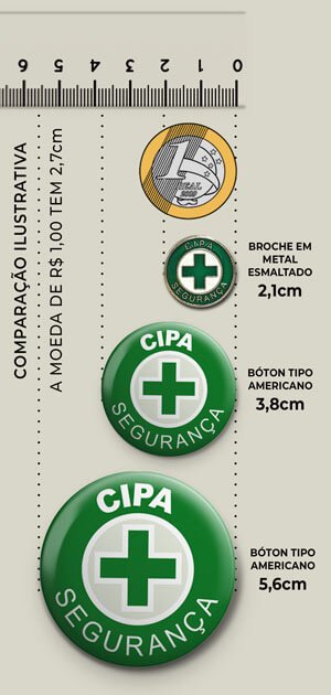 Bótons CIPA Pin CIPA Broche CIPA