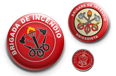 Bótons Brigada de Incêndio Pin Brigada de Incêndio